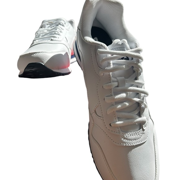 Mens Fila Cress Red/White/Blue Tennis Shoe New Sz10 - Picture 2 of 10